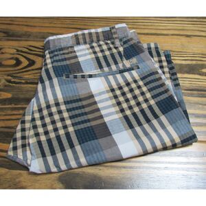 Volcom Stone V.Co-logical Series Men’s Plaid Shorts - Size 34 - Brown/Blue